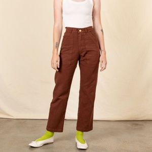 Big Bud Press WORK PANTS - FUDGESICLE BROWN XXS